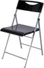 Seduta Smile - pieghevole - acciaio e plastica - nero - Alba Casa e cucina/Arredamento/Studio/Sedie per sala d'attesa Eurocartuccia - Pavullo, Commerciovirtuoso.it