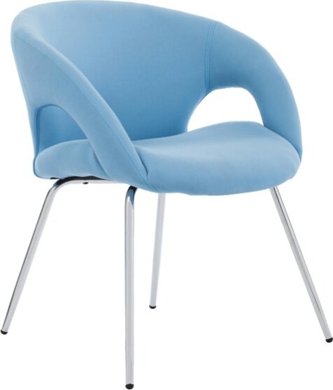 Seduta visitatore Pensacola - azzurro - Serena Group Casa e cucina/Arredamento/Studio/Sedie per sala d'attesa Eurocartuccia - Pavullo, Commerciovirtuoso.it