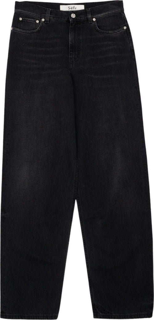SEFR-Wide-Cut-Jeans-in-Creased-Black-da-uomo