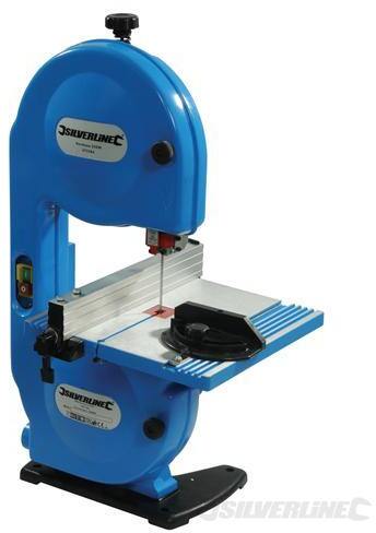 Sega a Nastro per falegnameria hobbisti artigiani 350 W Silverline 190 mm