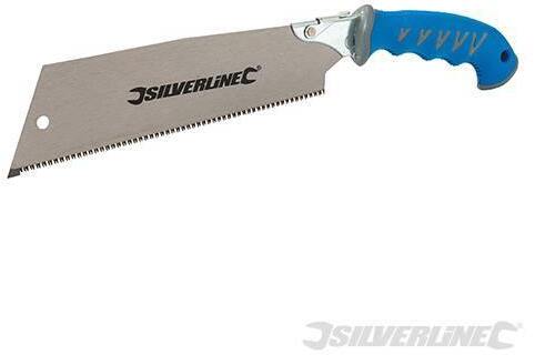 Sega multiuso pieghevole 230 mm 14 dpp in acciaio temperato per legni duri e artificiali silverline