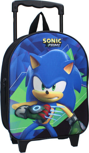 SEGA-ZAINO-TROLLEY-CON-RUOTE-SONIC-PRIME-TIME-3D