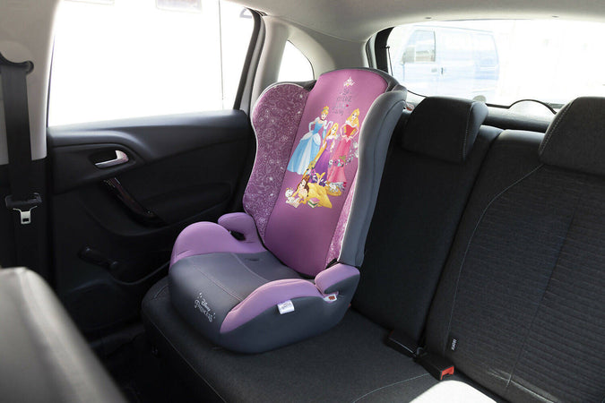 Seggiolino auto Principesse Gruppo 2-3 (da 15 a 36 kg) Cenerentola Belle Aurora Rapunzel Disney