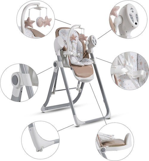 Seggiolone-2-in-1-Cangaroo-Pudding