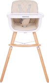 Seggiolone in legno Woody Beige Prima infanzia/Allattamento e pappa/Seggioloni sedili e accessori/Seggioloni La Casa Del Bebè - Napoli, Commerciovirtuoso.it