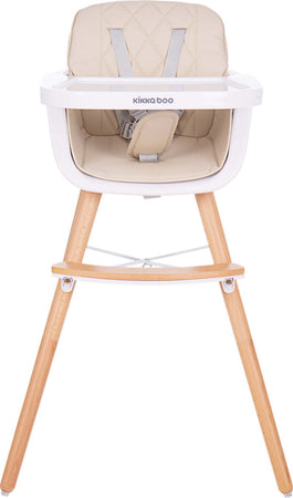 Seggiolone in legno Woody Beige Prima infanzia/Allattamento e pappa/Seggioloni sedili e accessori/Seggioloni La Casa Del Bebè - Napoli, Commerciovirtuoso.it