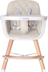 Seggiolone in legno Woody Beige Prima infanzia/Allattamento e pappa/Seggioloni sedili e accessori/Seggioloni La Casa Del Bebè - Napoli, Commerciovirtuoso.it