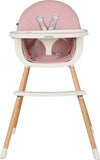 Seggiolone Nutri Wood Pink Prima infanzia/Allattamento e pappa/Seggioloni sedili e accessori/Seggioloni La Casa Del Bebè - Napoli, Commerciovirtuoso.it