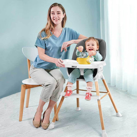 Seggiolone-Sediolone-Pappa-Bambino-Neonato-Altezza-Regolabile-Poltrona-Gioco