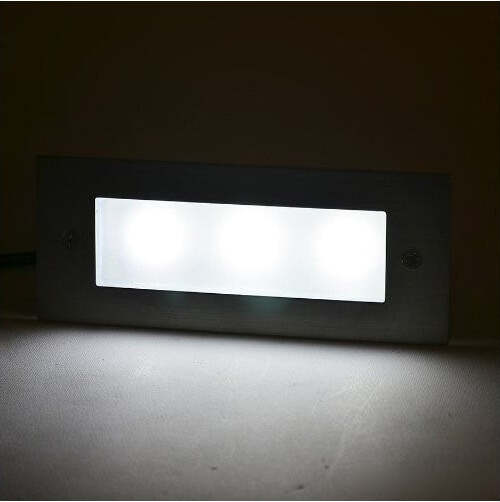 Segna-Passi-Segnapasso-Calpestabile-Ip44-A-Led-3w-Faretto-Faro-A-Muro-Parete