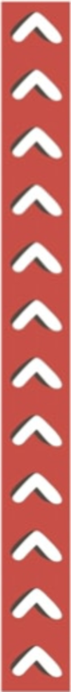 Segnale autoadesivo per pavimenti - 100x10 cm - fondo rosso e con frecce - Cartelli Segnalatori Fai da te/Sicurezza e protezione/Attrezzature per sicurezza sul lavoro/Segnaletica antinfortunistica Eurocartuccia - Pavullo, Commerciovirtuoso.it