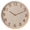 Orologio da parete in legno per cameretta e cucina Ø 38 cm