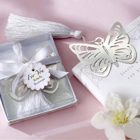 Segnalibro Farfalla Con Nappa Bianca Scatola Segnaposto Metallo Bomboniera Wedding Casa e cucina/Hobby creativi/Materiali per hobby creativi/Forniture per feste/Bomboniere Trade Shop italia - Napoli, Commerciovirtuoso.it