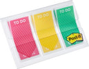 Segnapagina Post it Index Medium To Do - 682-TODO-EU - 23 8 x 43 2 mm - 3 colori assortiti - Post it - conf. 60 pezzi Cancelleria e prodotti per ufficio/Archivio ufficio e accessori per scrivania/Etichette divisori per schedario e timbri/Segnapagina adesivi Eurocartuccia - Pavullo, Commerciovirtuoso.it