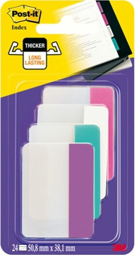 Segnapagina Post it Index Strong - 686-PWAV - per archivio - 50 8 x 38 1 mm - rosa-bianco-turchese-viola - Post it - conf. 24 pz Cancelleria e prodotti per ufficio/Archivio ufficio e accessori per scrivania/Etichette divisori per schedario e timbri/Segnapagina adesivi Eurocartuccia - Pavullo, Commerciovirtuoso.it