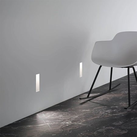 *STOCK* Portafaretto In Gesso Ceramico LED ad incasso Segnapasso 245x110mm 1X1W CREE XP-E IP20 3.2V
