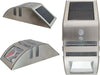 Segnapassi-Lampada-Luce-Led-Con-Pannello-Solare-Ricaricabil-Sensore-Crepuscolare