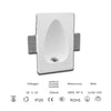 *STOCK* Portafaretto In Gesso Ceramico LED ad incasso Segnapasso 230x145mm 1X1W CREE XP-E IP20 3.2V