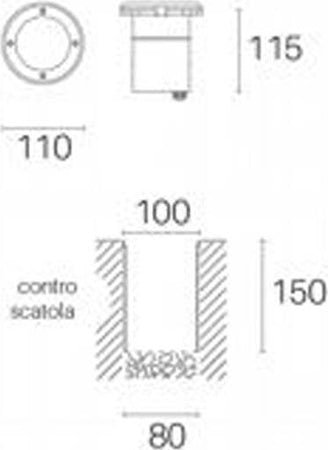 Segnapasso-Da-Esterno-Moderno-Route-Alluminio-E-Vetro-Cromo-1-Luce-Gu10