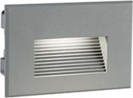 Segnapasso-Dente-Da-Esterno-Moderno-Spina-Alluminio-E-Vetro-Grigio-Led-3W-4000K