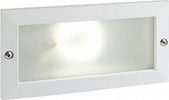 Segnapasso-Esterno-Incasso-Aperto-Escape-Alluminio-E-Vetro-Bianco-Led-10W-3000K