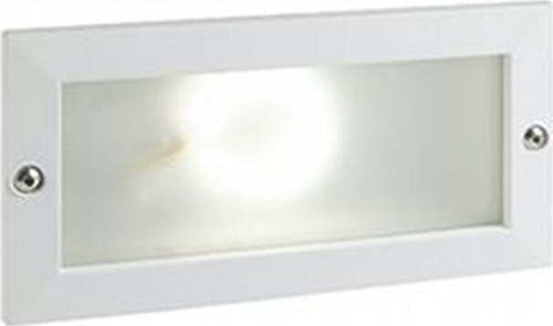 Segnapasso-Esterno-Incasso-Aperto-Escape-Alluminio-E-Vetro-Bianco-Led-10W-3000K