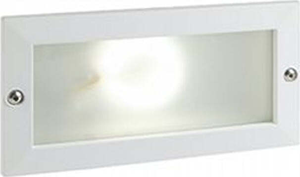 Segnapasso-Esterno-Incasso-Aperto-Escape-Alluminio-E-Vetro-Bianco-Led-10W-3000K