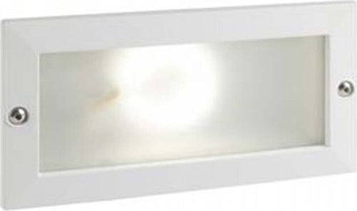 Segnapasso-Esterno-Incasso-Aperto-Escape-Alluminio-E-Vetro-Bianco-Led-10W-4000K