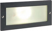 Segnapasso-Esterno-Incasso-Aperto-Escape-Alluminio-E-Vetro-Nero-Led-10W-3000K