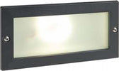 Segnapasso-Esterno-Incasso-Aperto-Escape-Alluminio-E-Vetro-Nero-Led-10W-4000K