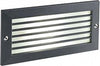 Segnapasso-Esterno-Incasso-Chiuso-Escape-Alluminio-E-Vetro-Nero-Led-10W-3000K