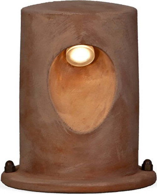 Segnapasso-esterno-Toscot-U-BOAT-P211C-40-IP65-1.7W-LED-monoemissione-terracotta-lampioncino-lampada-terra-giardino