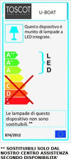 Segnapasso-esterno-Toscot-U-BOAT-P211C-95-IP65-1.7W-LED-monoemissione-terracotta-lampioncino-lampada-terra-giardino