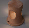 Segnapasso-esterno-Toscot-U-BOAT-P213C-40-IP65-LED-triemissione-terracotta-lampioncino-lampada-terra-giardino