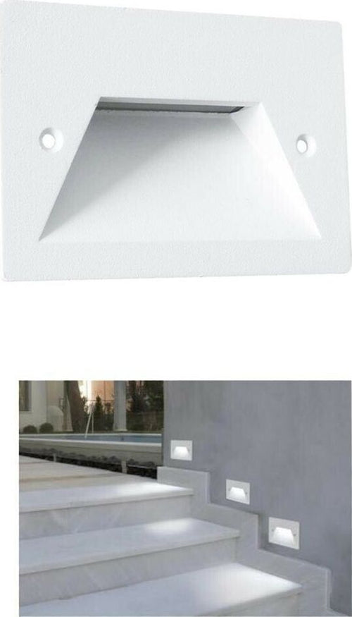 Segnapasso-Faretto-Led-Luce-Bianca-3-W-Segnapassi-Da-Giardino-X-Scale-Muro-Es49b-Universo