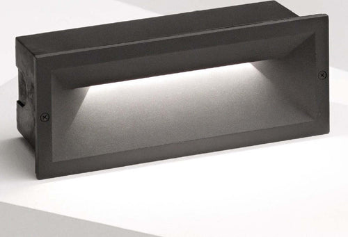 Segnapasso-Gea-Led-OHRM-GES350-LED-alluminio-policarbonato-lampada-parete-incasso-rettangolare-moderno-IP65