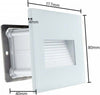 SEGNAPASSO LED 4W INCASSO SCATOLA 503 3000K 4000K IP65 CORNICE VETRO bianco Illuminazione/Illuminazione per esterni/Luci per sentieri Zencoccostore - Formia, Commerciovirtuoso.it