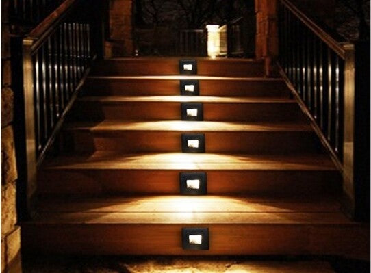 SEGNAPASSO LED 4W INCASSO SCATOLA 503 3000K/4000K/6000kIP65 CORNICE VETRO nero Illuminazione/Illuminazione per esterni/Luci per sentieri Zencoccostore - Formia, Commerciovirtuoso.it