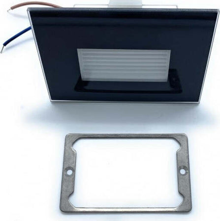 SEGNAPASSO LED 4W INCASSO SCATOLA 503 6400K 3000K 4000K IP65 CORNICE VETRO  asimmetrico bianco nero Illuminazione/Illuminazione per esterni/Luci per sentieri Zencoccostore - Formia, Commerciovirtuoso.it