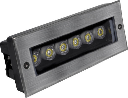 Segnapasso Led 6W Argento da incasso a parete 220v Rettangolare IP65 Fai da te/Materiale elettrico/Trasformatori Zencoccostore - Formia, Commerciovirtuoso.it