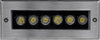 Segnapasso Led 6W Argento da incasso a parete 220v Rettangolare IP65 Fai da te/Materiale elettrico/Trasformatori Zencoccostore - Formia, Commerciovirtuoso.it