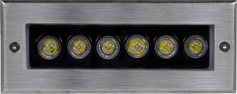 Segnapasso Led 6W Argento da incasso a parete 220v Rettangolare IP65 Fai da te/Materiale elettrico/Trasformatori Zencoccostore - Formia, Commerciovirtuoso.it