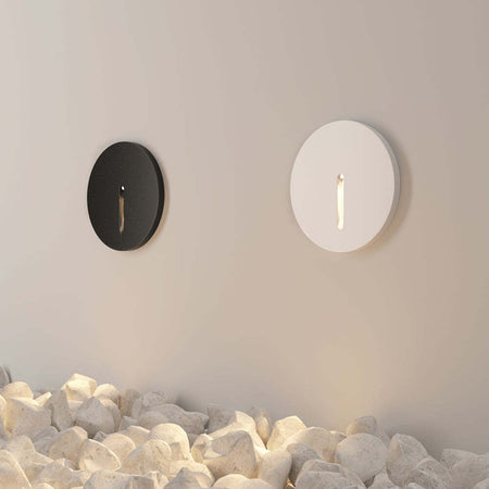 Segnapasso-Moderno-Da-Esterno-Alluminio-Nero-Luce-Led-3W-Ip54