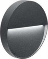 Segnapasso-Moderno-Geo-Round-Alluminio-Grafite-3W-Led-4000K