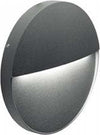 Segnapasso-Moderno-Geo-Round-Alluminio-Grafite-6W-Led-4000K