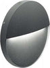 Segnapasso-Moderno-Geo-Round-Alluminio-Grafite-6W-Led-4000K