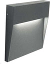 Segnapasso-Moderno-Geo-Square-Alluminio-Grafite-6W-Led-3000K