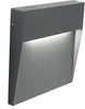 Segnapasso-Moderno-Geo-Square-Alluminio-Grafite-6W-Led-3000K