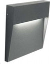 Segnapasso-Moderno-Geo-Square-Alluminio-Grafite-6W-Led-4000K