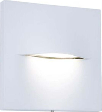 Segnapasso-Quadrato-Moderno-Open-Alluminio-Bianco-3W-Led-3000K